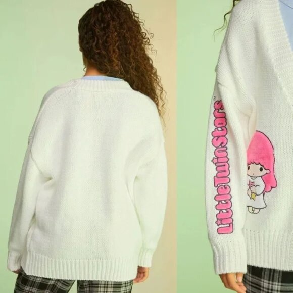 ๐๐ข๐ฅ๐๐ฉ๐๐ฅ ๐ฎ๐ญ Sanrio X Little Twin Stars Knit Cardigan Sweater - Picture 4 of 16